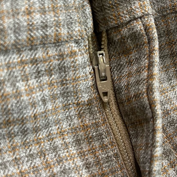 Awesome Vintage 70s Plaid Pants Talon Zipper - Picture 5 of 10